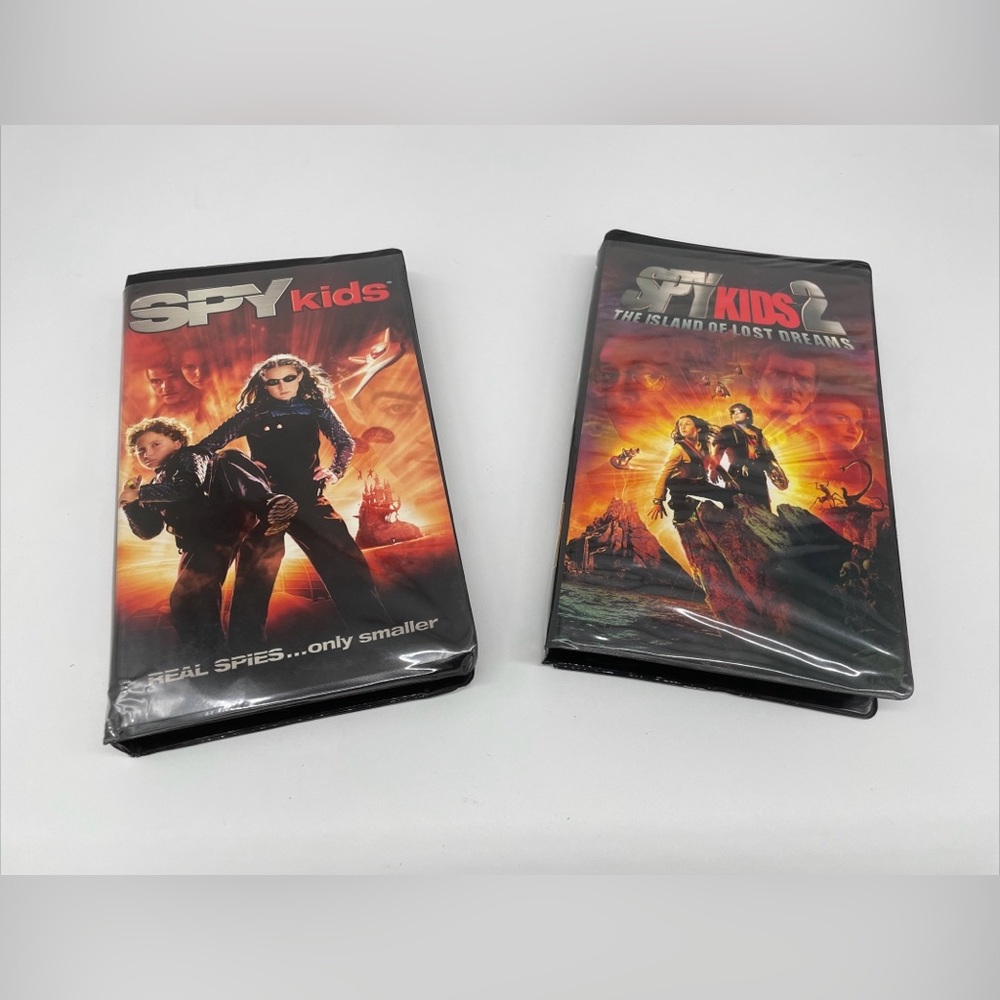 Spy Kids 2001 & Spy Kids 2 2003 Clamshell VHS